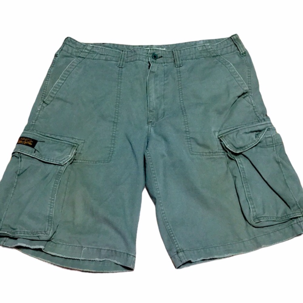 Polo Jeans Company Men’s Cargo  Green Shorts 38